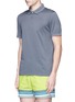 Front View - Click To Enlarge - DANWARD - Cotton jersey polo shirt