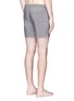 Back View - Click To Enlarge - DANWARD - Mid length flat front swim shorts