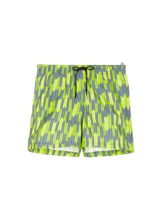 Main View - Click To Enlarge - DANWARD - Mid length arrow print swim shorts