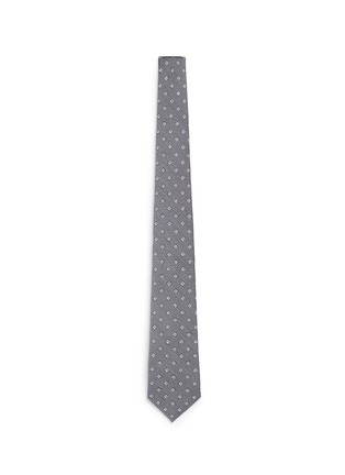 Main View - Click To Enlarge - ISAIA - Tile print jacquard wool-silk tie