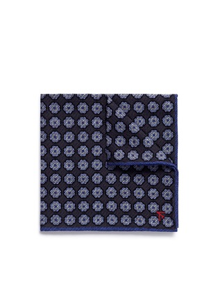 Main View - Click To Enlarge - ISAIA - Floral print silk twill pocket square