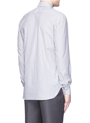 Back View - Click To Enlarge - ISAIA - 'Milano' stripe cotton shirt