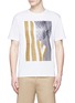 Main View - Click To Enlarge - PALM ANGELS - Glitter flag print T-shirt