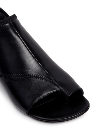 Detail View - Click To Enlarge - 3.1 PHILLIP LIM - 'Drum' cutout leather sandal booties