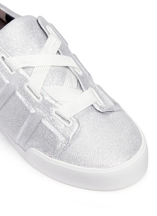Detail View - Click To Enlarge - 3.1 PHILLIP LIM - 'Morgan' metallic leather low top sneakers