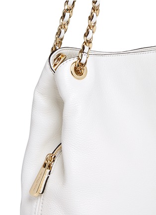 Detail View - Click To Enlarge - MICHAEL KORS - 'Jet Set Chain Item' large leather shoulder bag