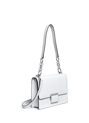 Front View - Click To Enlarge - MICHAEL KORS - 'Cynthia' small leather shoulder bag