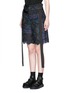 Front View - Click To Enlarge - SACAI - Botanical print embroidery lace culotte shorts