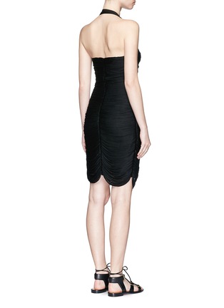Back View - Click To Enlarge - THE ROW - 'Milo' silk tulle halterneck dress