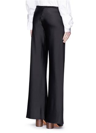 Back View - Click To Enlarge - THE ROW - Silk satin wide leg pants