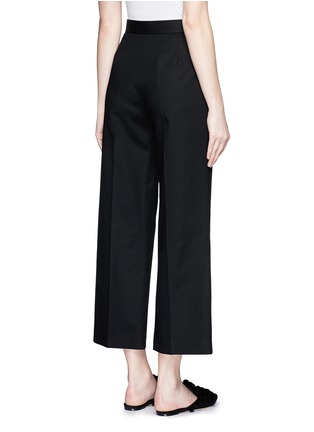 Back View - Click To Enlarge - THE ROW - 'Resme' horn button wide leg cropped pants