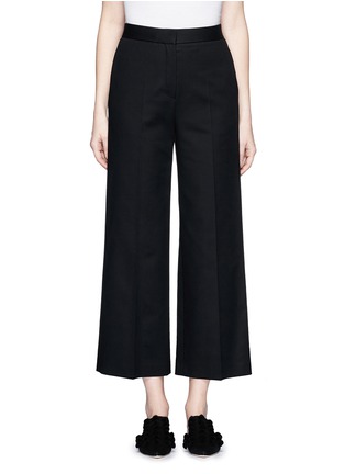 Main View - Click To Enlarge - THE ROW - 'Resme' horn button wide leg cropped pants