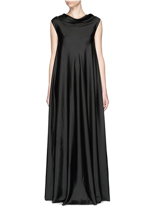Main View - Click To Enlarge - THE ROW - 'Gen' drape neckline silk gown