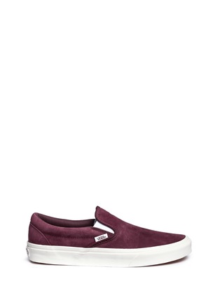 Main View - Click To Enlarge - VANS - 'Classic' suede slip-ons