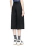 Back View - Click To Enlarge - MSGM - Stretch cotton culottes
