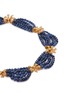  - BUCCELLATI - Diamond sapphire 18k gold necklace