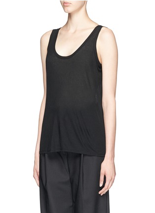 Front View - Click To Enlarge - THE ROW - 'Mastontho' cashmere jersey tank top