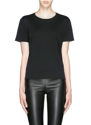 Main View - Click To Enlarge - THE ROW - 'Wesler' back seam cotton T-shirt