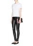 Figure View - Click To Enlarge - THE ROW - 'Moto' leather leggings