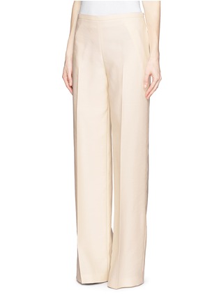 Front View - Click To Enlarge - THE ROW - 'Misa' wool-silk wide leg pants
