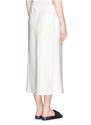 Back View - Click To Enlarge - THE ROW - 'Ricela' wool-silk double satin midi skirt
