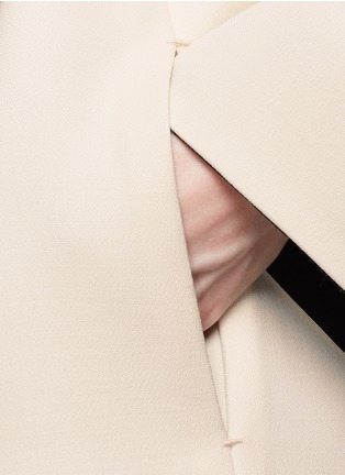 Detail View - Click To Enlarge - THE ROW - 'Augustus' double faced wool-silk long coat
