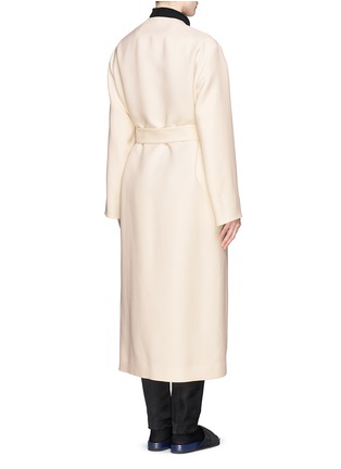 Back View - Click To Enlarge - THE ROW - 'Augustus' double faced wool-silk long coat
