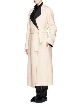 Front View - Click To Enlarge - THE ROW - 'Augustus' double faced wool-silk long coat