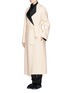 Front View - Click To Enlarge - THE ROW - 'Augustus' double faced wool-silk long coat