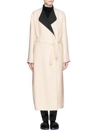 Main View - Click To Enlarge - THE ROW - 'Augustus' double faced wool-silk long coat