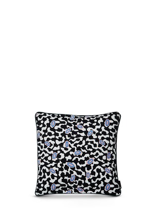 Main View - Click To Enlarge - HAY - Grey Matter embroidered square cushion