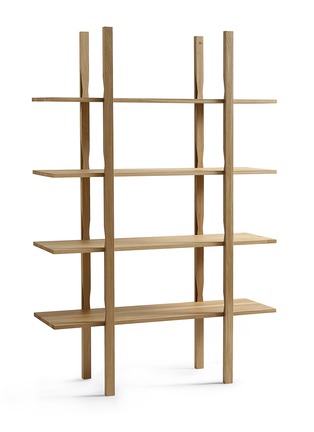 Main View - Click To Enlarge - HAY - The Wooden Shelf 1x4 bookcase