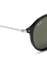 Detail View - Click To Enlarge - RAY-BAN - Acetate wire temple round frame sunglasses