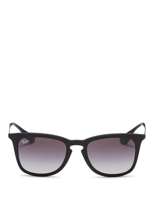 Main View - Click To Enlarge - RAY-BAN - 'RB4221' rubberised frame wire temple sunglasses