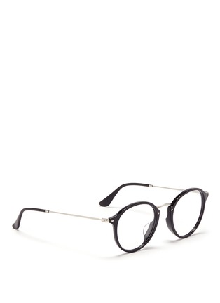 Figure View - Click To Enlarge - RAY-BAN - 'Round Fleck' optical glasses
