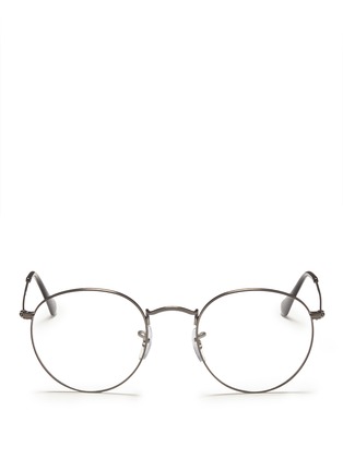 Main View - Click To Enlarge - RAY-BAN - Round metal optical glasses