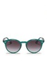 Main View - Click To Enlarge - RAY-BAN - 'RB2180' round frame acetate sunglasses