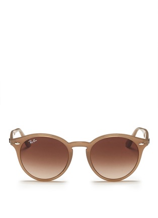 Main View - Click To Enlarge - RAY-BAN - Round frame acetate sunglasses