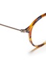 Detail View - Click To Enlarge - RAY-BAN - Acetate round frame wire temple optical glasses