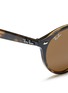 Detail View - Click To Enlarge - RAY-BAN - 'RB2180' round frame tortoiseshell acetate sunglasses