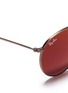 Detail View - Click To Enlarge - RAY-BAN - Round metal mirror sunglasses