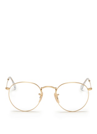 Main View - Click To Enlarge - RAY-BAN - Round metal optical glasses