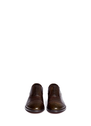 Figure View - Click To Enlarge - ROLANDO STURLINI - Quarter-brogue leather Oxfords
