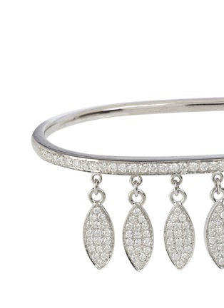 Detail View - Click To Enlarge - GAYDAMAK - 'Kreol' 18k white gold diamond hand bracelet