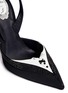 Detail View - Click To Enlarge - RENÉ CAOVILLA - Tuxedo vamp strass pavé faille sandals