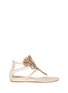 Main View - Click To Enlarge - RENÉ CAOVILLA - 'Mumbai' floral strass suede sandals