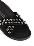Detail View - Click To Enlarge - PEDRO GARCIA  - 'Analis' crystal stud crisscross strap sandals
