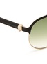 Detail View - Click To Enlarge - ALEXANDER MCQUEEN - Flat brow bar wire aviator sunglasses