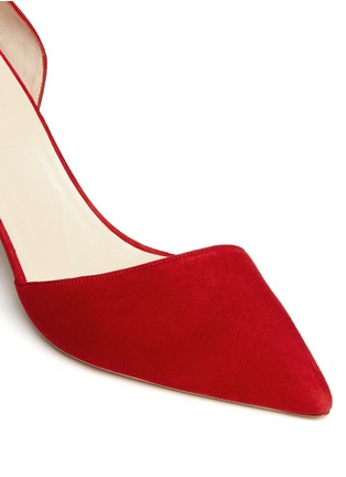 Detail View - Click To Enlarge - GIORGIO ARMANI BEAUTY - Suede d'orsay pumps