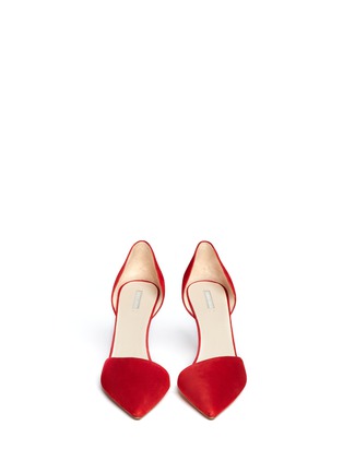 Figure View - Click To Enlarge - GIORGIO ARMANI BEAUTY - Suede d'orsay pumps